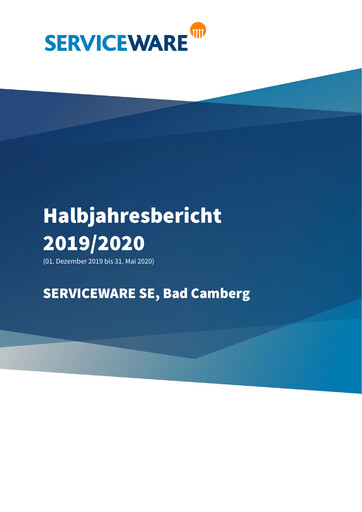 Thumbnail Serviceware Half-year Report 2019-2020-h1