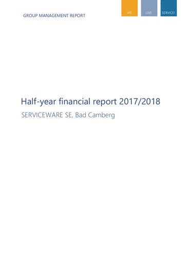 Thumbnail Serviceware Half-year Report 2017-2018-h1