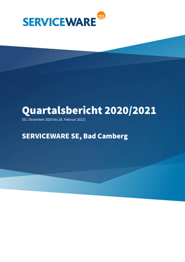 Thumbnail Serviceware Quarterly Report 2020-2021-q1