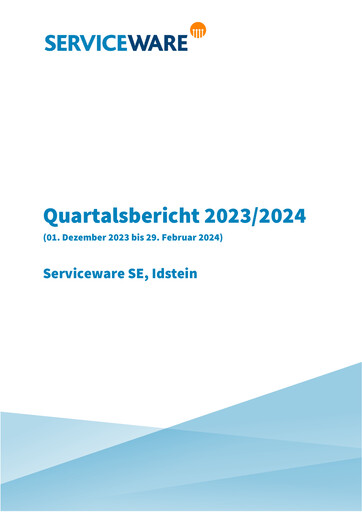 Thumbnail Serviceware Quarterly Report 2023-2024-q1