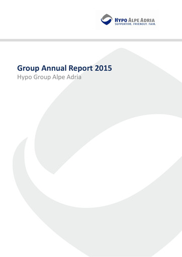 Thumbnail Addiko Bank
 Annual Report 2015