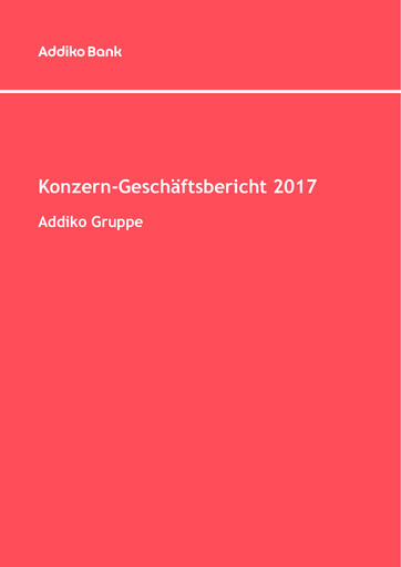 Thumbnail Addiko Bank
 Financial Report 2017