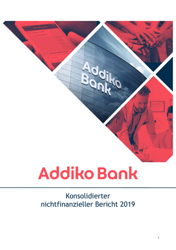 Thumbnail Addiko Bank
 Sustainability Report 2019