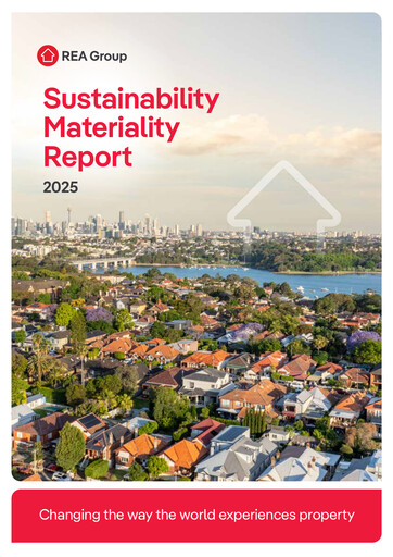 Thumbnail REA Group Sustainability Report 2025