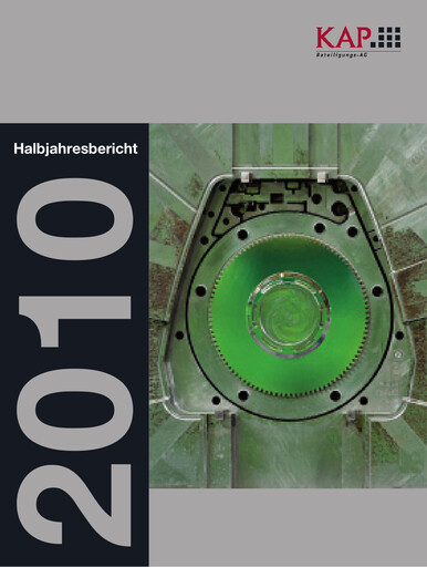 Miniature KAP AG Rapport semestriel 2010-h1