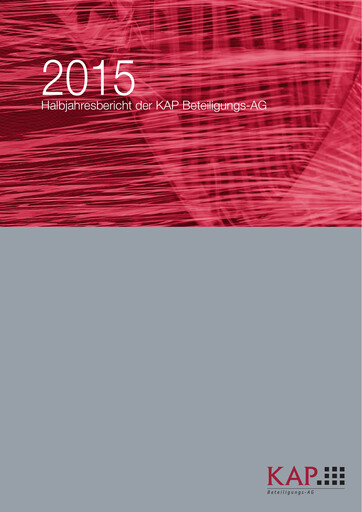 Miniature KAP AG Rapport semestriel 2015-h1