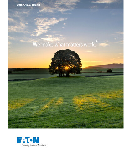 Thumbnail Eaton Annual Report 2016