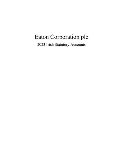 Thumbnail Eaton Financial Statement 2023