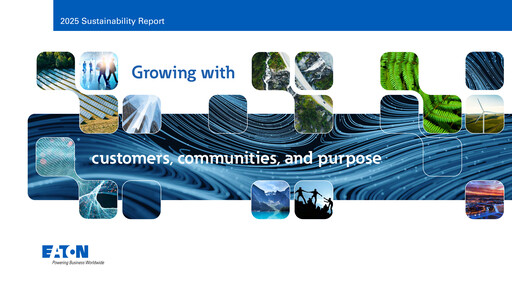 Thumbnail Eaton Sustainability Report 2025