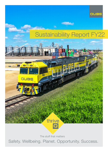 Thumbnail Qube Holdings Sustainability Report 2022
