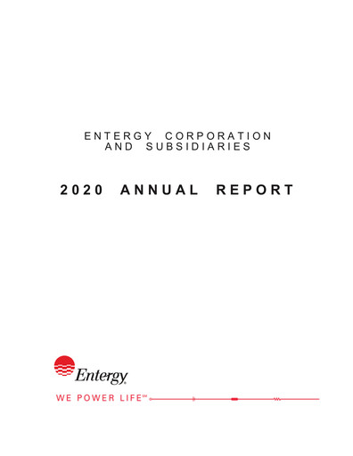 Thumbnail Entergy Annual Report 2020