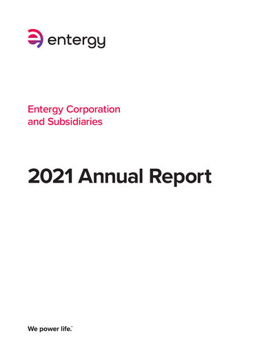 Thumbnail Entergy Annual Report 2021