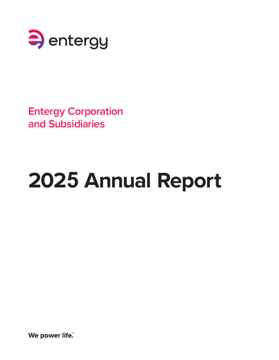 Thumbnail Entergy Annual Report 2025