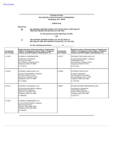 Thumbnail Entergy Quarterly Report 2026-q2