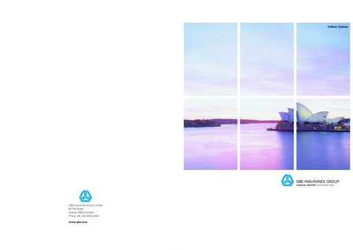 Thumbnail QBE Insurance
 Annual Report 2002