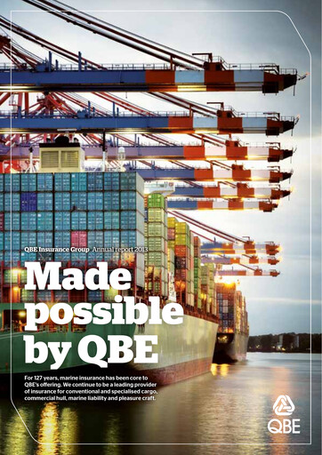 Thumbnail QBE Insurance
 Annual Report 2013