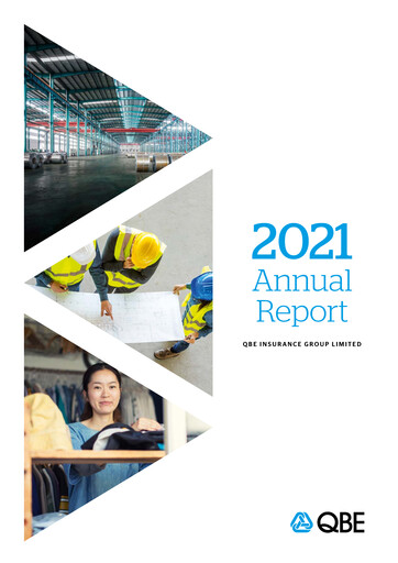 Thumbnail QBE Insurance
 Annual Report 2021