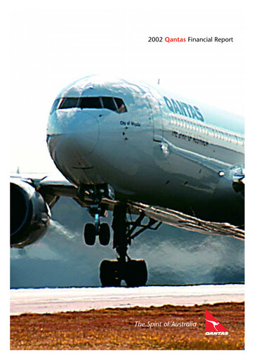 Thumbnail Qantas Airways
 Financial Report 2002