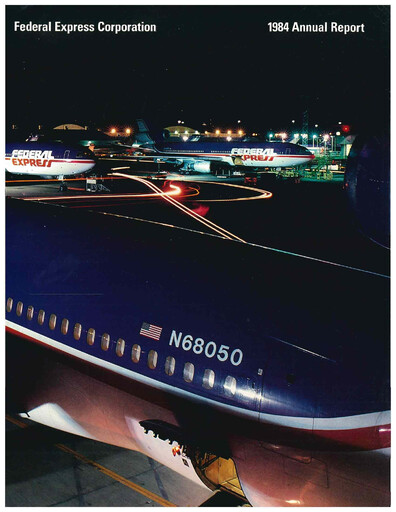 Vorschaubild FedEx Jahresbericht 1984