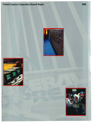 Vorschaubild FedEx Jahresbericht 1985