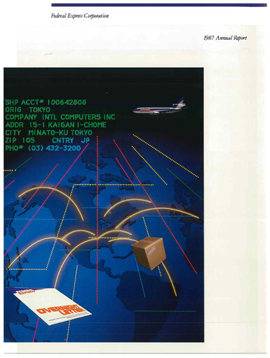 Vorschaubild FedEx Jahresbericht 1987