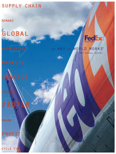 Vorschaubild FedEx Jahresbericht 1997