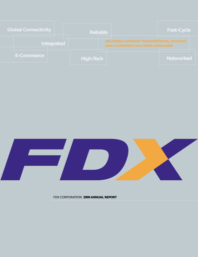Vorschaubild FedEx Jahresbericht 1999