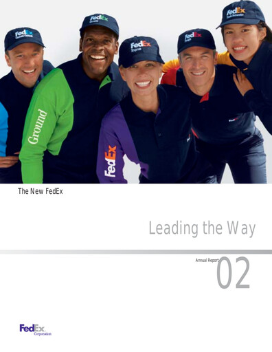 Vorschaubild FedEx Jahresbericht 2002
