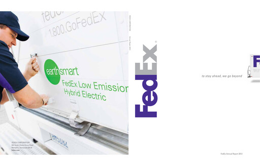 Vorschaubild FedEx Jahresbericht 2012