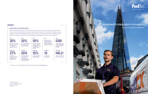 Vorschaubild FedEx Jahresbericht 2017