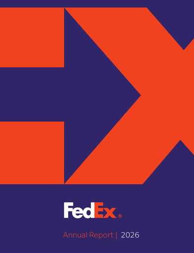 Thumbnail FedEx Annual Report 2026