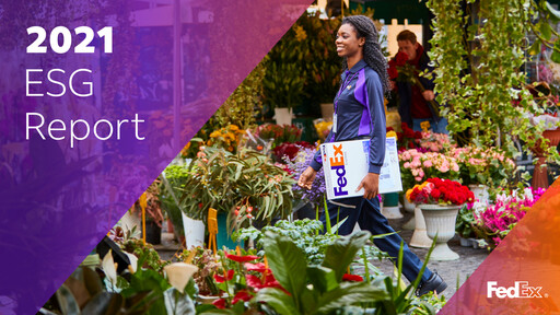 Vorschaubild FedEx ESG-Bericht 2021