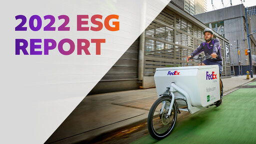 Vorschaubild FedEx ESG-Bericht 2022