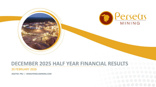 Thumbnail Perseus Mining Half-year Report 2026-h1