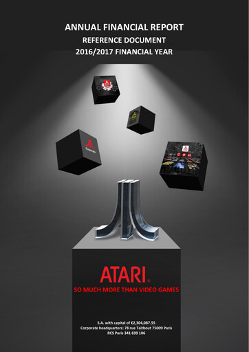 Miniature ATARI Rapport financier 2017