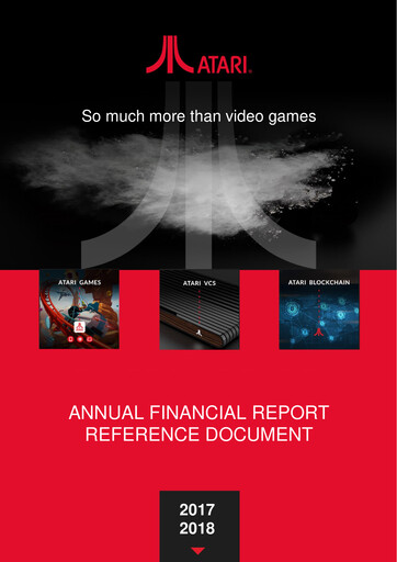 Miniature ATARI Rapport financier 2018