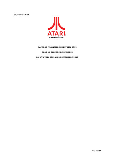 Thumbnail ATARI Half-year Report 2019-h1