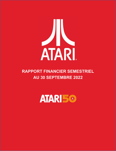Miniature ATARI Rapport semestriel 2022-h1
