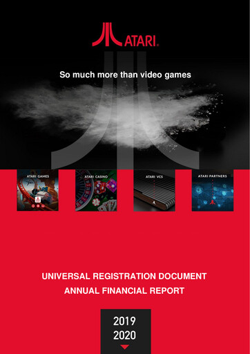 Thumbnail ATARI Universal Registration Document 2020