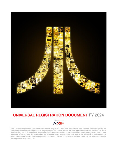 Thumbnail ATARI Universal Registration Document 2024
