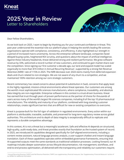 Vorschaubild kneat.com Jahresbericht 2025