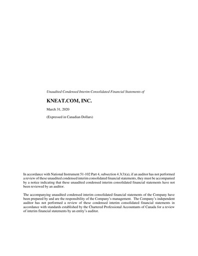 Vorschaubild kneat.com Quartalsbericht 2020-q1