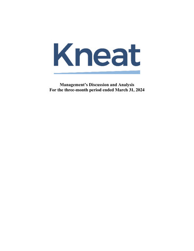Thumbnail kneat.com Quarterly Report 2024-q1