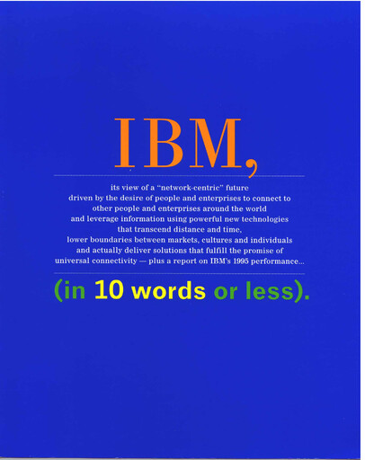 Thumbnail IBM Annual Report 1995