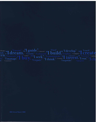 Thumbnail IBM Annual Report 1996
