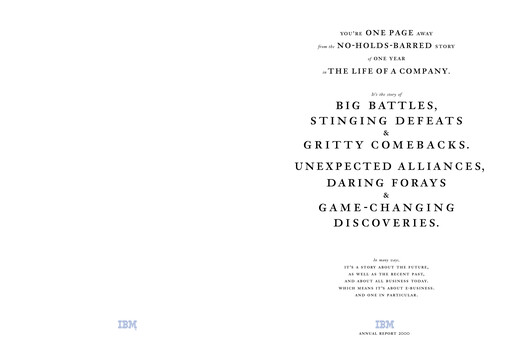 Thumbnail IBM Annual Report 2000