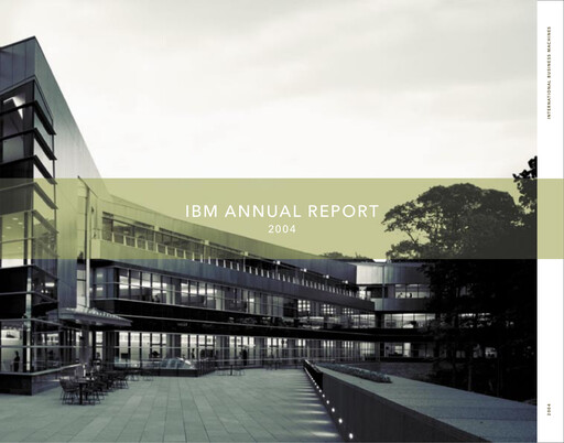 Thumbnail IBM Annual Report 2004