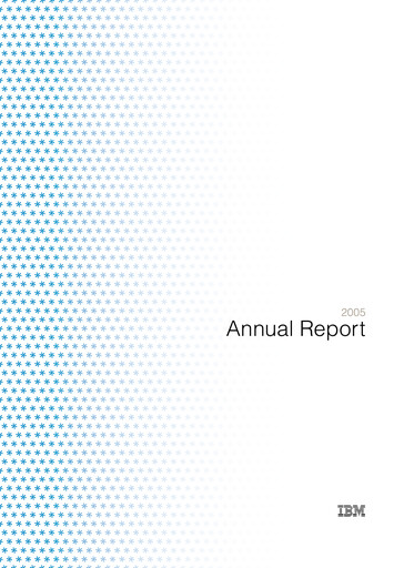 Thumbnail IBM Annual Report 2005