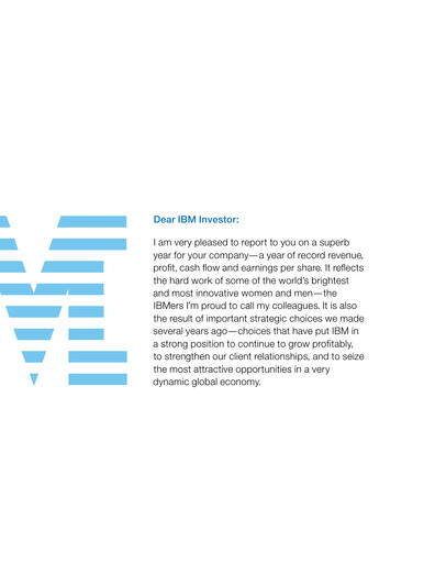 Thumbnail IBM Annual Report 2007
