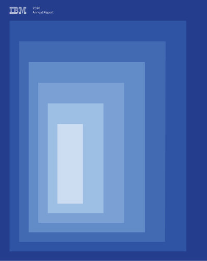 Thumbnail IBM Annual Report 2020